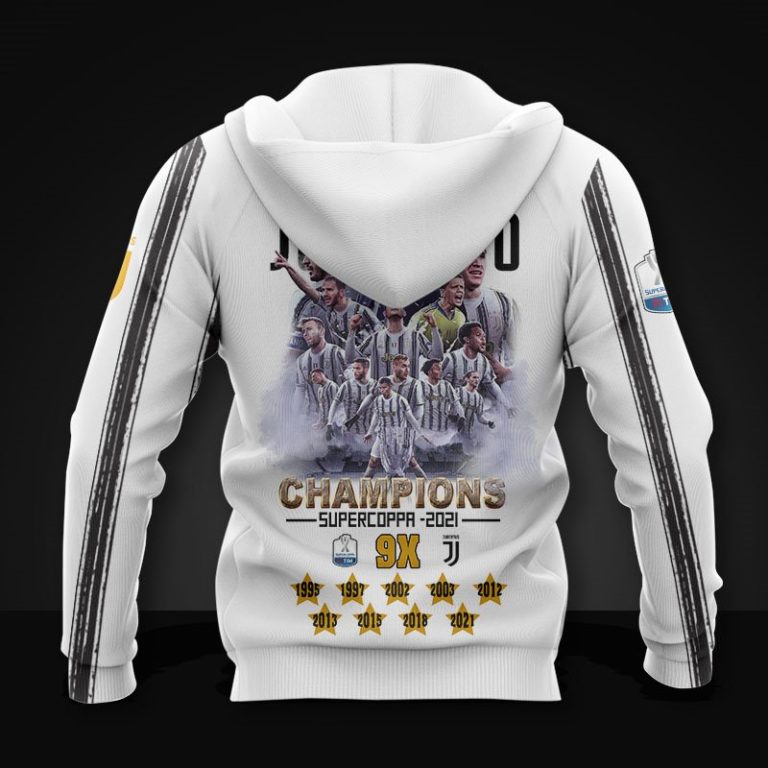 Juventus Champions Supercoppa 2021 3D Print Hoodie, T Shirt