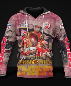 Kansas City Chiefs Super Bowl Champions 3D Print Hoodie, T Shirt KCC242134