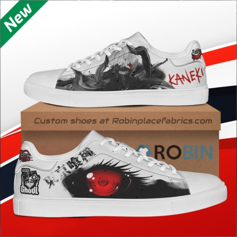 Ken Kaneki Tokyo Ghoul Pn Custom Stan Smith Shoes