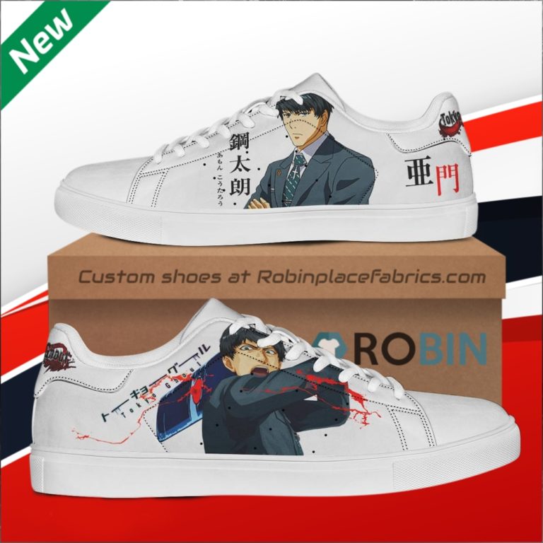 Koutarou Amon Tokyo Ghoul Pn Custom Stan Smith Shoes