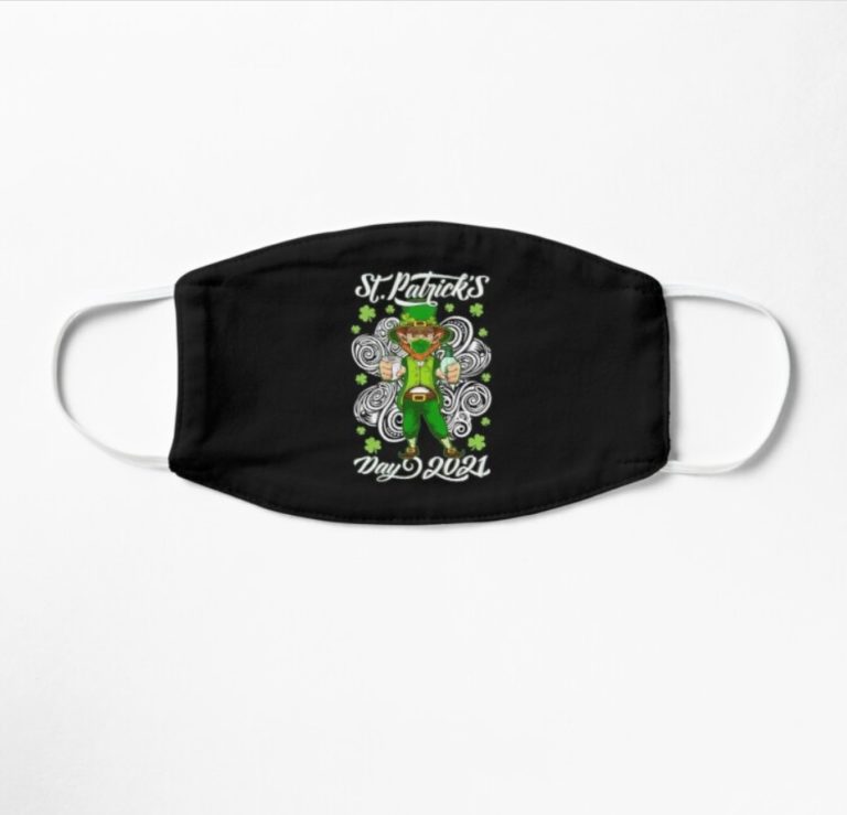Leprechaun Wearing Mask   Funny Saint Patrick’s Day 2021 Face Mask With Pm2.5 Filter