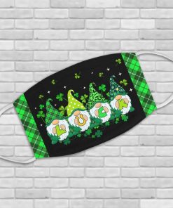 Luck Irish Gnomes Gnome Crew Happy Saint Patrick’s Day Face Mask With Pm2.5 Filter
