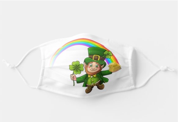 Lucky Bitcoin Leprechaun Face Mask With Pm2.5 Filter