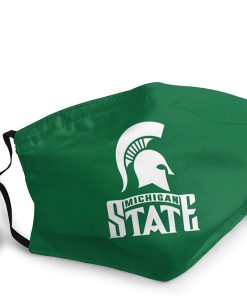 Michigan State Spartans Face Mask With PM2.5 Filter Sheet Michigan State Spartans Face Mask With PM2.5 Filter Sheet