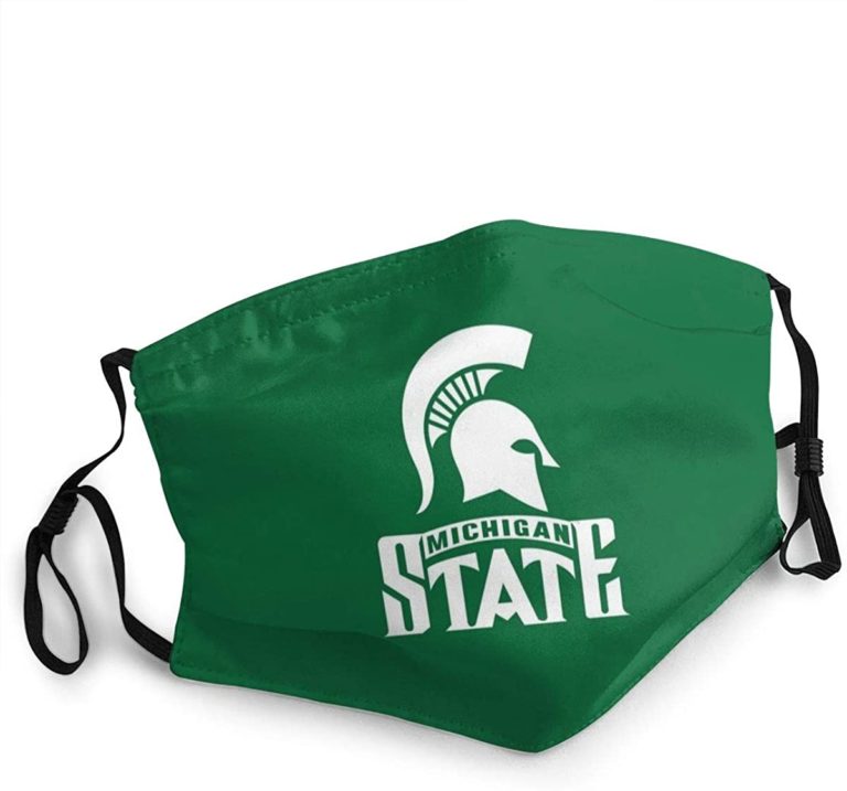Michigan State Spartans Face Mask With PM2.5 Filter Sheet