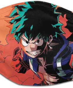 Midoriya My Hero Academia Face Mask With PM2.5 Filter Sheet