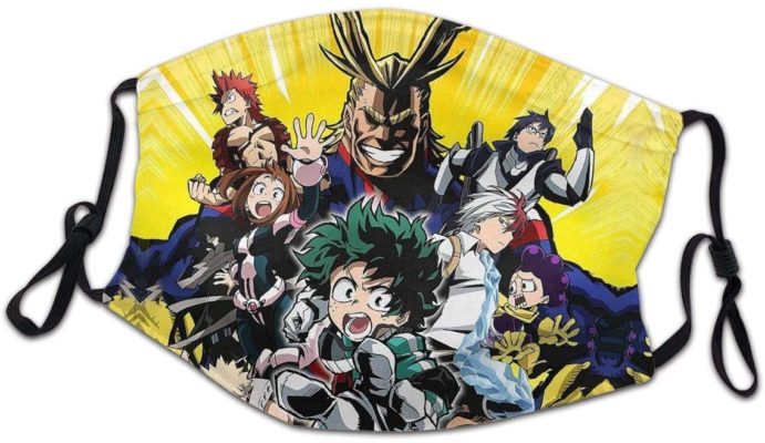 My Hero Academia Face Mask With PM2.5 Filter Sheet