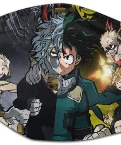 My Hero One’s Justice My Hero Academia Face Mask With PM2.5 Filter Sheet