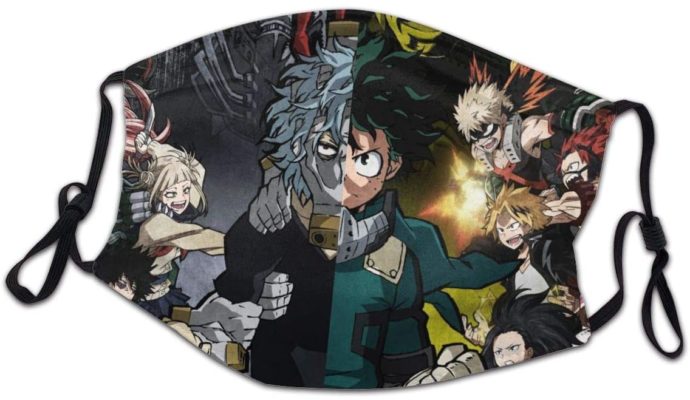 My Hero One’s Justice My Hero Academia Face Mask With PM2.5 Filter Sheet