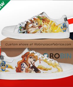 Nami One Piece Custom Stan Smith Shoes Nami One Piece Custom Stan Smith Shoes