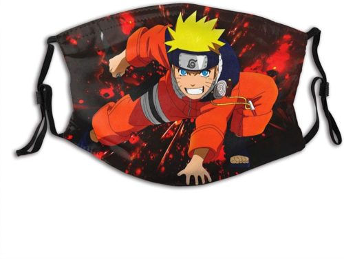 Naruto Face Mask With PM2.5 Filter Sheet 1702 | RobinPlaceFabrics ...