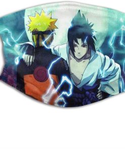 Naruto & Sasuke Naruto Face Mask With PM2.5 Filter Sheet