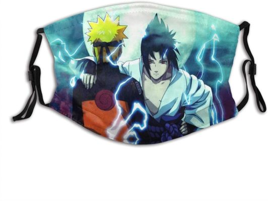 Naruto & Sasuke Naruto Face Mask With PM2.5 Filter Sheet