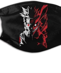 Naruto Two Face Face Mask With PM2.5 Filter Sheet