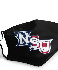 Northwestern State Demons American Flag Face Mask With PM2.5 Filter Sheet