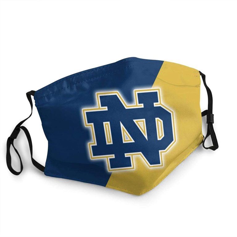 Notre Dame Fighting Irish Face Mask With PM2.5 Filter Sheet 1721