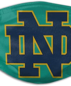 Notre Dame Fighting Irish Football Face Mask With PM2.5 Filter Sheet Notre Dame Fighting Irish Football Face Mask With PM2.5 Filter Sheet