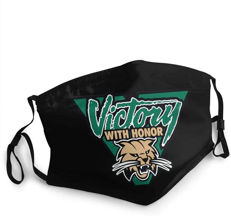 Ohio University Bobcat Victory With Honor Face Mask With PM2.5 Filter Sheet