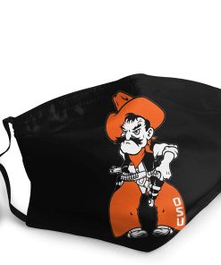 Oklahoma State Cowboys Face Mask With PM2.5 Filter Sheet Oklahoma State Cowboys Face Mask With PM2.5 Filter Sheet