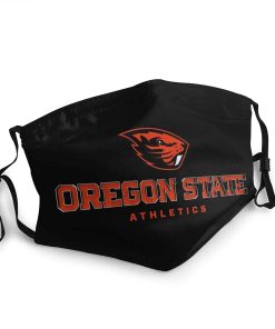 Oregon State Beavers Football Devils Face Mask With PM2.5 Filter Sheet