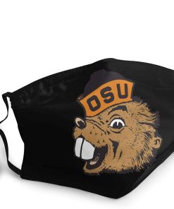 Oregon State Beavers Football Face Mask With PM2.5 Filter Sheet