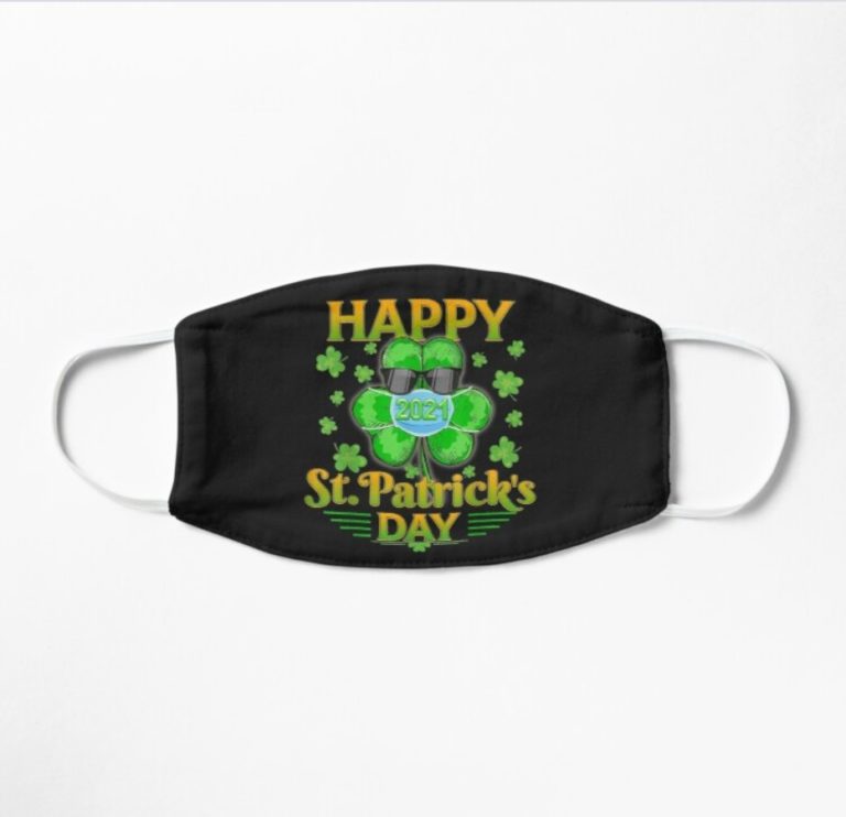 Patrick Day Irish Shamrock Face Mask With Pm2.5 Filter