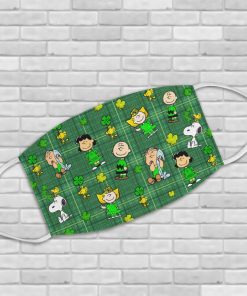 Peanuts Gang St Patrick’s Day Face Mask With Pm2.5 Filter