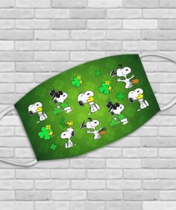 Peanuts Snoopy Happy St Patrick’s Day Face Mask With Pm2.5 Filter