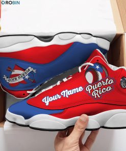Personalized Puerto Rico Jordan 13 Shoes – JD13 Sneaker Personalized Puerto Rico Jordan 13 Shoes – JD13 Sneaker