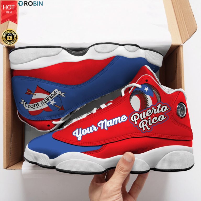 Personalized Puerto Rico Jordan 13 Shoes – JD13 Sneaker