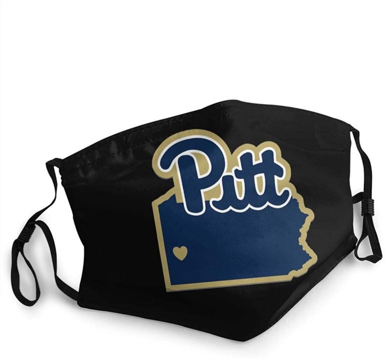 Pittsburgh Panthers Football Face Mask With PM2.5 Filter Sheet