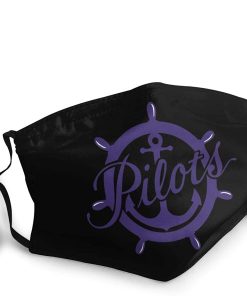 Portland Pilots Basketball Face Mask With PM2.5 Filter Sheet