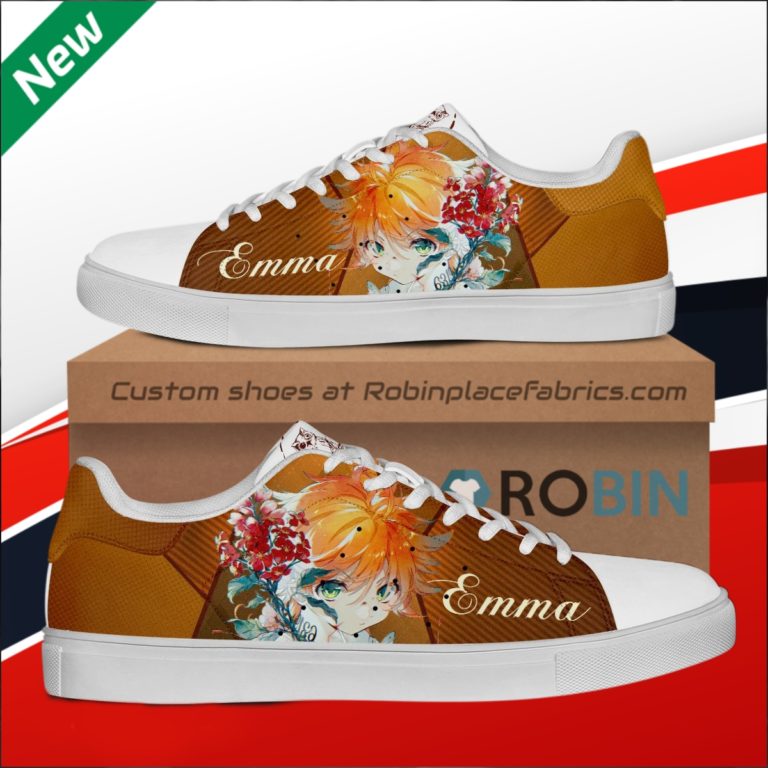 Promised Neverland Emma Custom Anime Custom Stan Smith Shoes