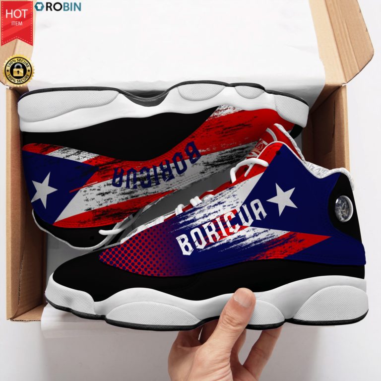 Puerto Rico Flag Boricua Jordan 13 Shoes – JD13 Sneaker