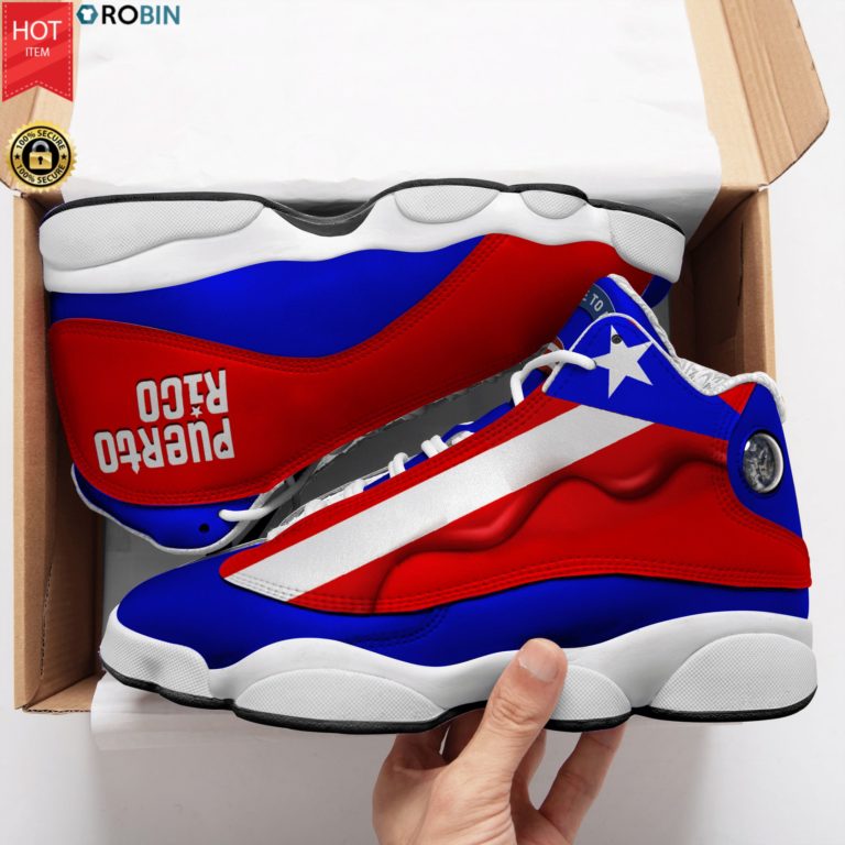 Puerto Rico Flag Jordan 13 Shoes – JD13 Sneaker Pr0201