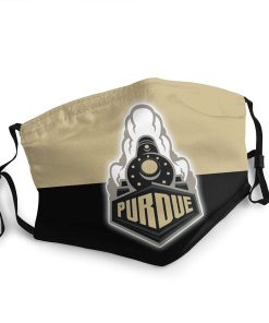 Purdue Boilermakers Face Mask With PM2.5 Filter Sheet Purdue Boilermakers Face Mask With PM2.5 Filter Sheet