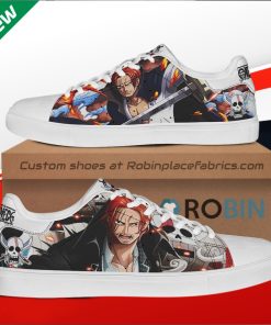 Red Hair Shanks One Piece Custom Stan Smith Shoes