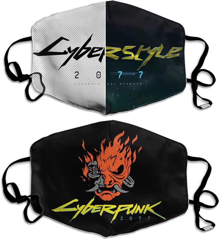 Samurai Cyberpunk 2077 Face Mask With PM2.5 Filter