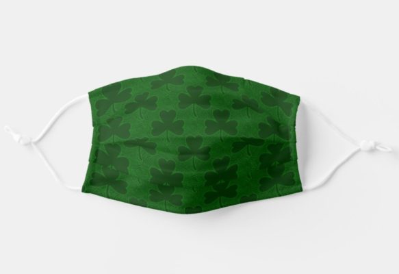 Shamrock St Patricks Day Face Mask With Pm2.5 Filter