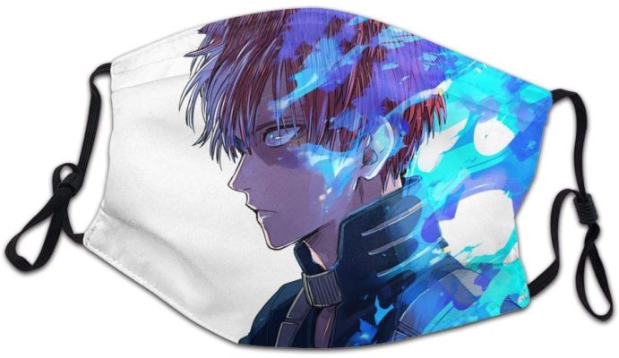 Shoto Todoroki My Hero Academia Face Mask With PM2.5 Filter Sheet