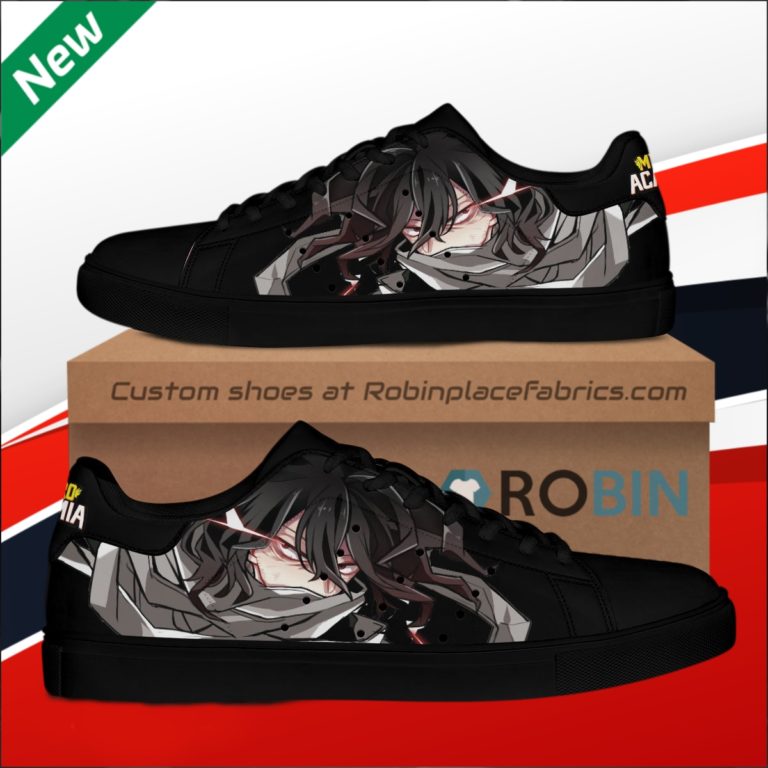 Shouta Aizawa Black Mha Custom Stan Smith Shoes