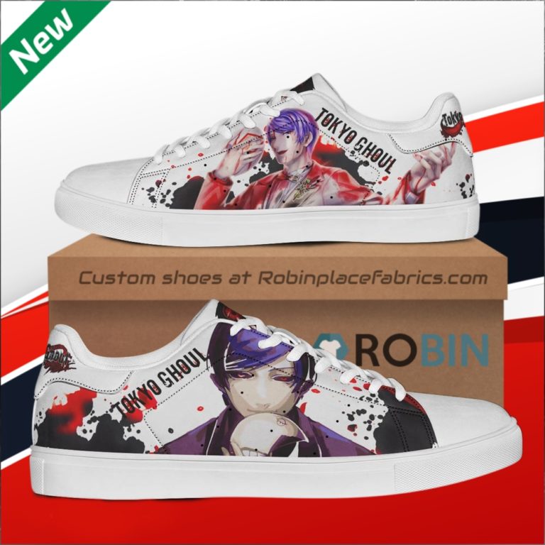 Shuu Tsukiyama Tokyo Ghoul Pn Custom Stan Smith Shoes