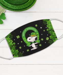 Snoopy Happy St Patrick’s Day Face Mask With Pm2.5 Filter