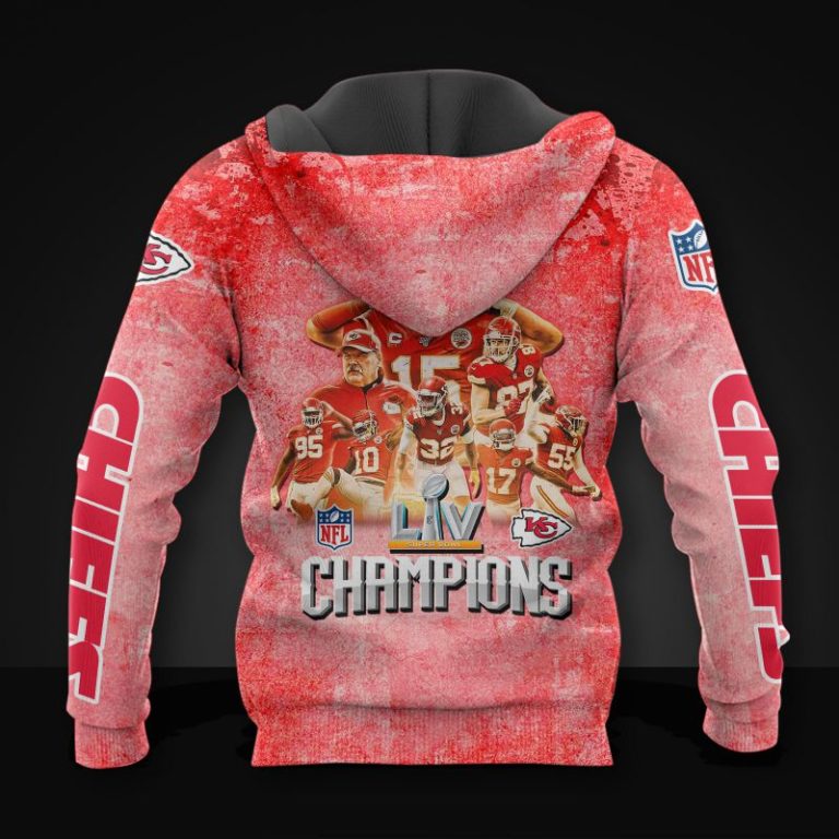 Super Bowl Champions 2021 Kansas City Chiefs 3D Print Hoodie, T Shirt