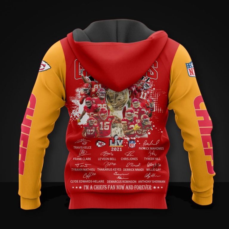 Super Bowl Champions 2021 Kansas City Chiefs Signature 3D Print Hoodie, T Shirt KCC422185