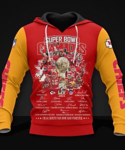 Super Bowl Champions 2021 Kansas City Chiefs Signature 3D Print Hoodie, T Shirt KCC422185