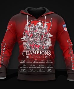 Super Bowl Champions 2021 Tampa Bay Buccaneers Signature 3D Print Hoodie, T Shirt Super Bowl Champions 2021 Tampa Bay Buccaneers Signature 3D Print Hoodie, T Shirt