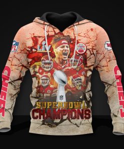 Super Bowl Champions Kansas City Chiefs 3D Print Hoodie, T Shirt