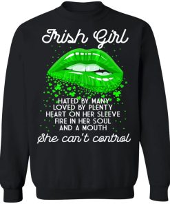 Sexy lips Irish Girl Patricks Day Shirt ( T-shirt, Ls, Hoodie)