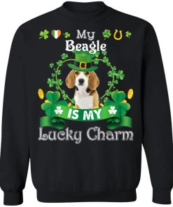 My Beagle Dog Is Lucky Charm Leprechaun St Patrick Day Shirt ( T-shirt, Ls, Hoodie)